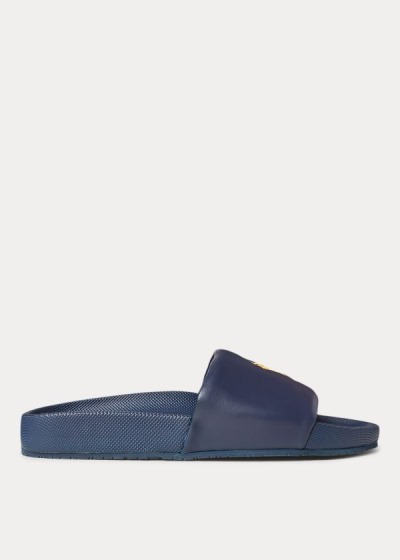 Men's Polo Ralph Lauren Cayson Pony Slide Sandals | 489703UNX